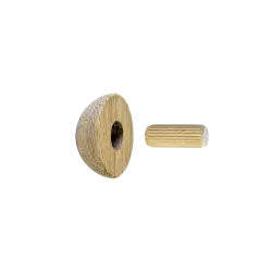 Drevené ukončenie madla ø 42 mm, dub bez náteru Drevené ukončenie madla ø 42 mm, dub bez náteru